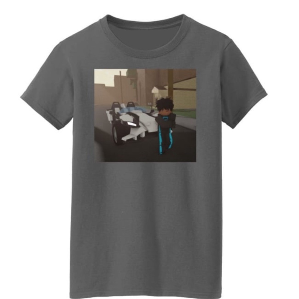Roblox Dark Grey Men’s Shirt